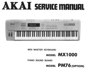 Download Akai Mx 76 Manual
